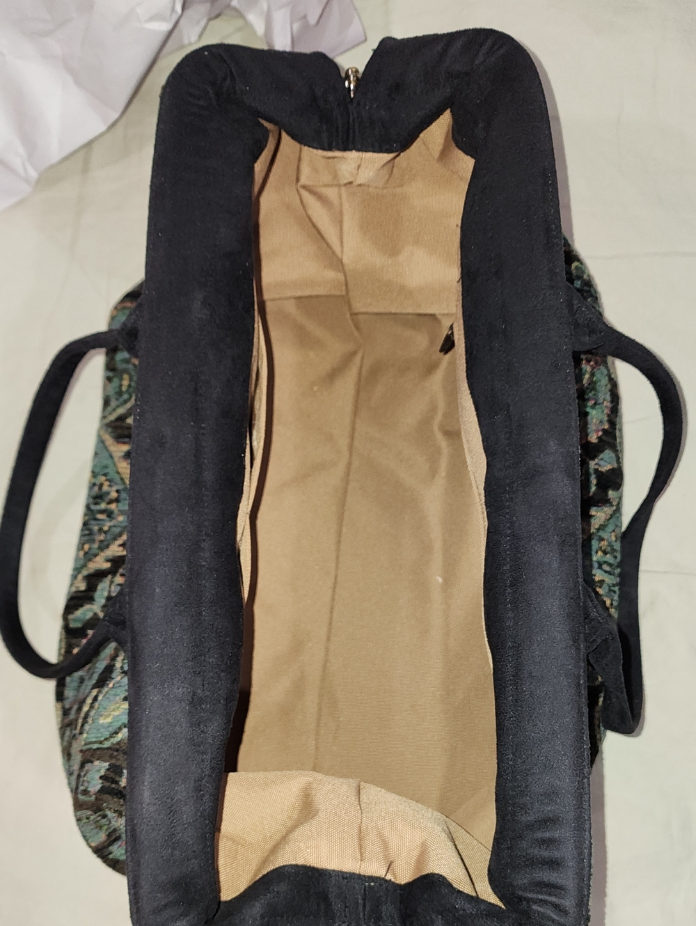 Atenti Pioneer Black/Teal Tapestry Bag in Excellent Condition - Picture 4 of 10